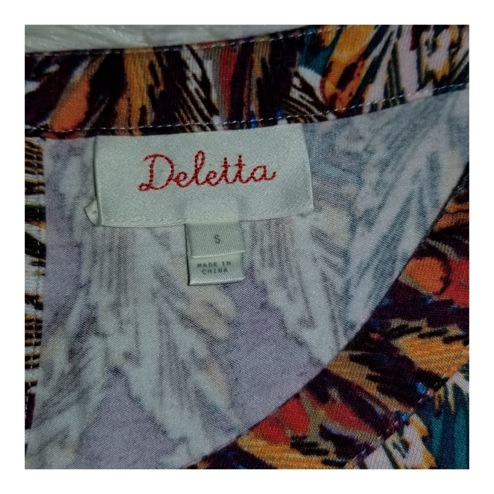 Anthropologie Deletta Corbara Pleated Top Small - Picture 5 of 5